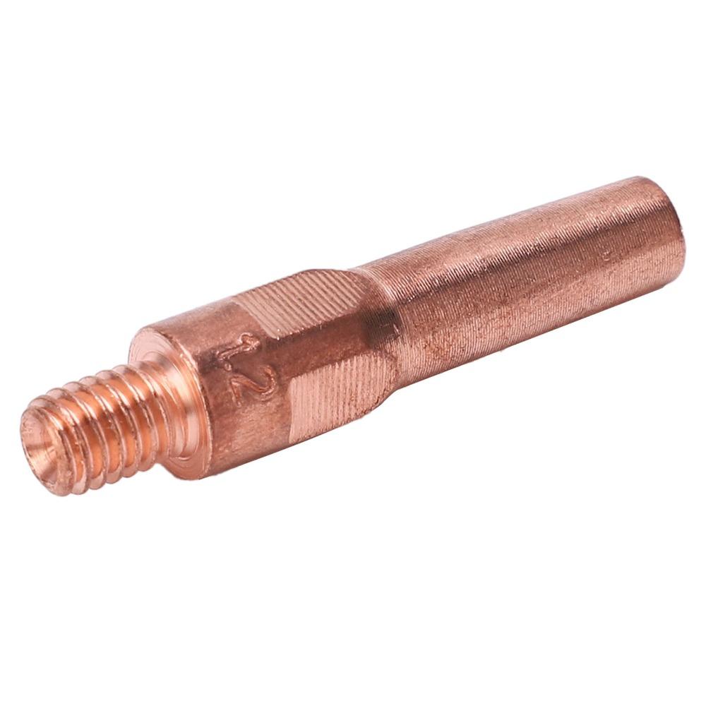 10pcs L40 Length MIG Welding Contact Tips Copper Copper Welding Tips Industrial Welding