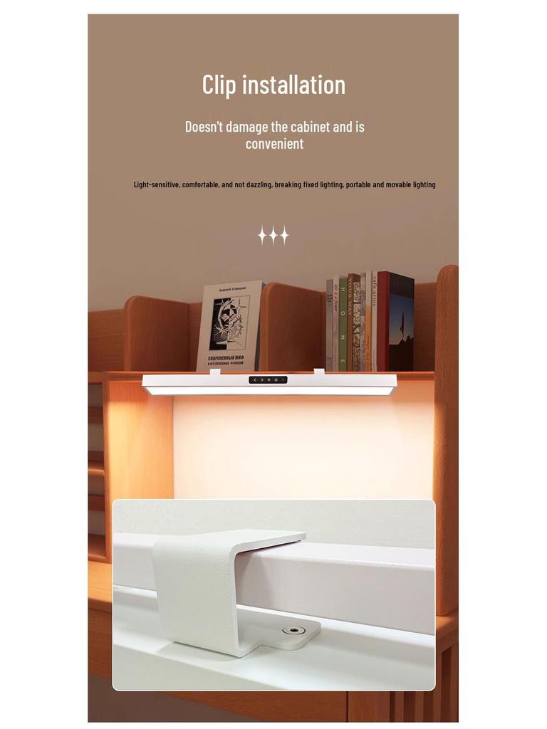 Full Spectrum Touchable LED Desk Lamp for Kids - Eye-Protecting Study Light for Reading and Dormitories