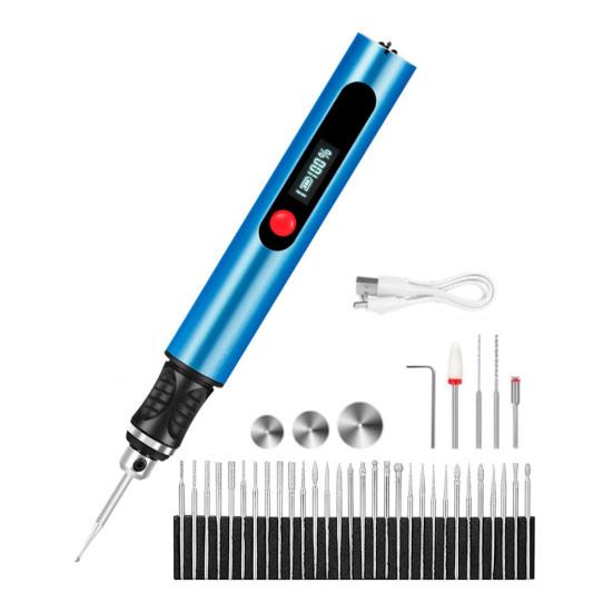 Полировальная ручка Аккумуляторный роторный инструмент с очень долгим временем работы Быстрая зарядка USB-C Цифровой дисплей мощности