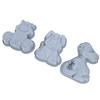 3pcs Cartoon Silicone Baking Mold Dinosaur Hippo Dog Shape Food Grade Non Stick Cute Cake Mold