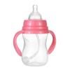 180ml/ 6oz Infants Breast Feeding Bottle with Gentle Breast-like Pacifier Portable Baby Milk Bottles Anti Choking Anti Bloating for Babies Infants