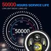 RGB 7" Круглая 6 светодиодная фара RGB для Harley Davidson Touring Fat Boy Jeep Wrangler JK LJ CJ TJ