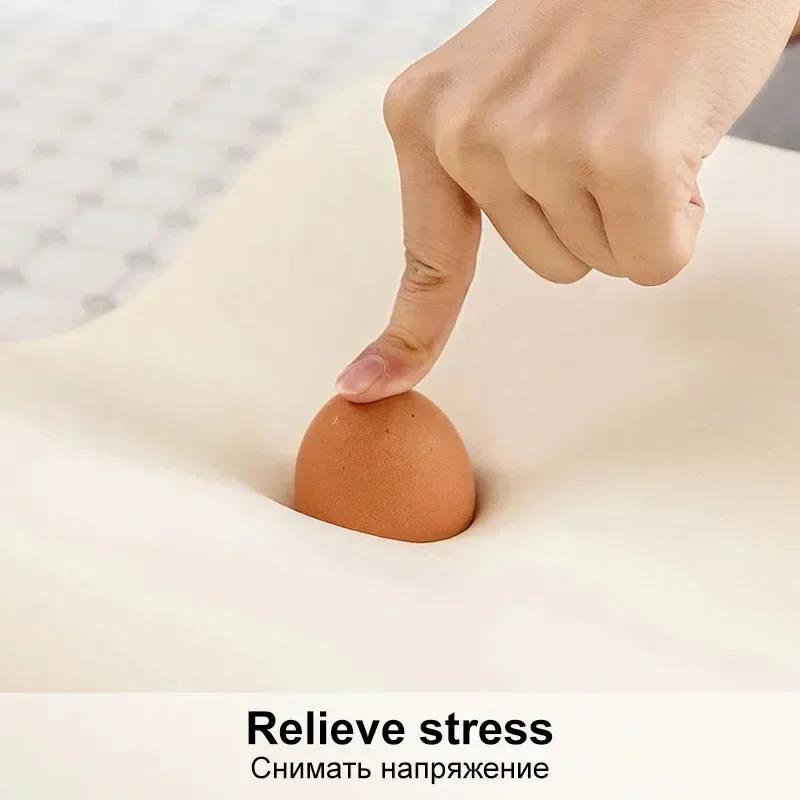 Подушка из пены с эффектом памяти для сна, регулируемая боковая подушка для сна, ортопедическая контурная подушка для шеи и плеч, облегчение боли JAF028