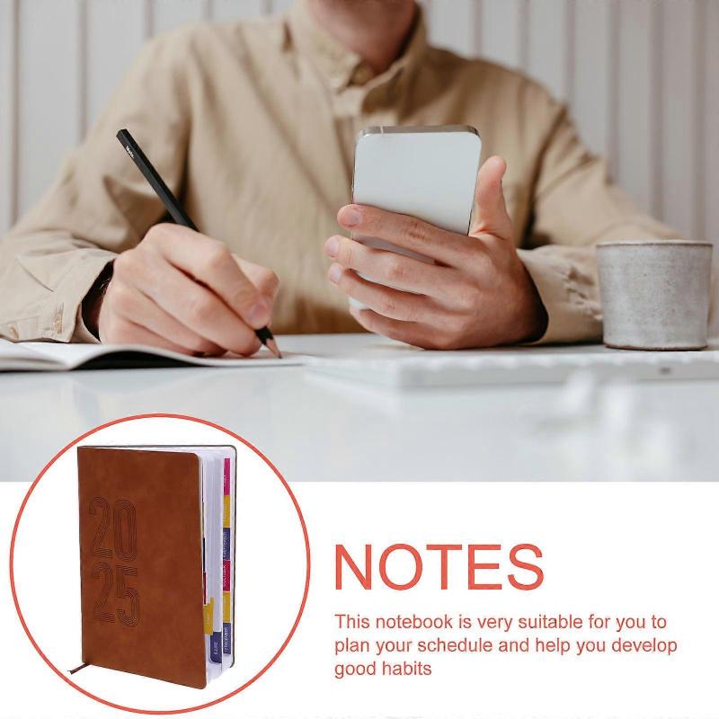Yearly Planner Notepad for Daily Planning Office Work 2025 Notepad