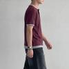 Onl Men S Henley Neck Crop Ringer Tee White