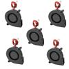 5Pcs Black Brushless DC Cooling Blower Fan 5015S 5V 0.1-0.3A 50x15mm