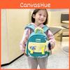 The Frog Prince Cartoon Kids Backpack With Breathable Nylon For Preschool Boys And Girls