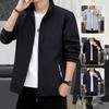 New Spring Jacket Men's Stand Collar Casual Business Men's Good-fitting Jacket Men's Large Size Sports Outdoor Men's Clothing