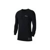 Lebron Dri-Fit с круглым вырезом, баскетбольная футболка с длинным рукавом, мужские топы, черные CV2080-010