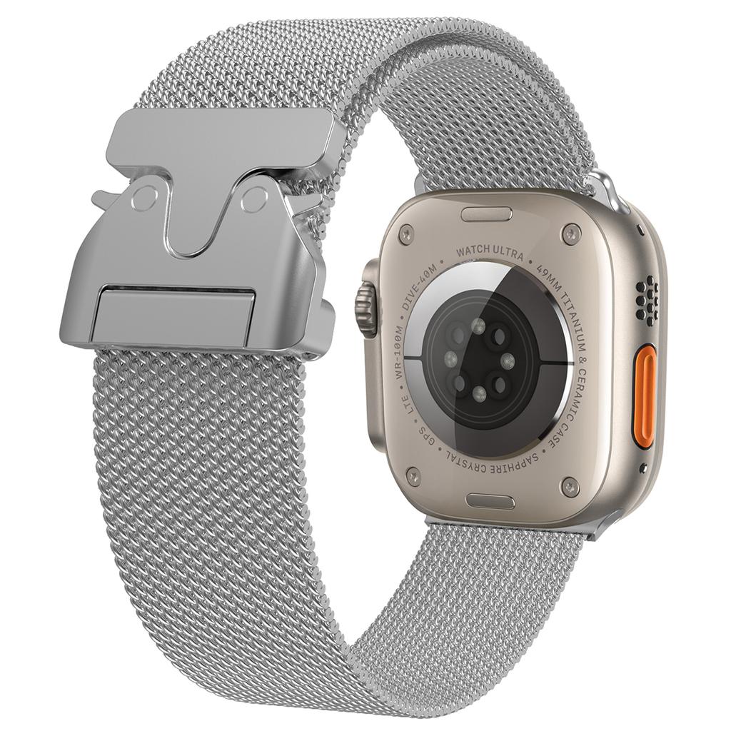 Миланский петлевой ремешок Для Apple watch 10 9 8 7 41 45мм Ultra/2 49мм Мужской Женский Металлический Браслет Для iWatch 6543SE 44 40 42мм Ремень