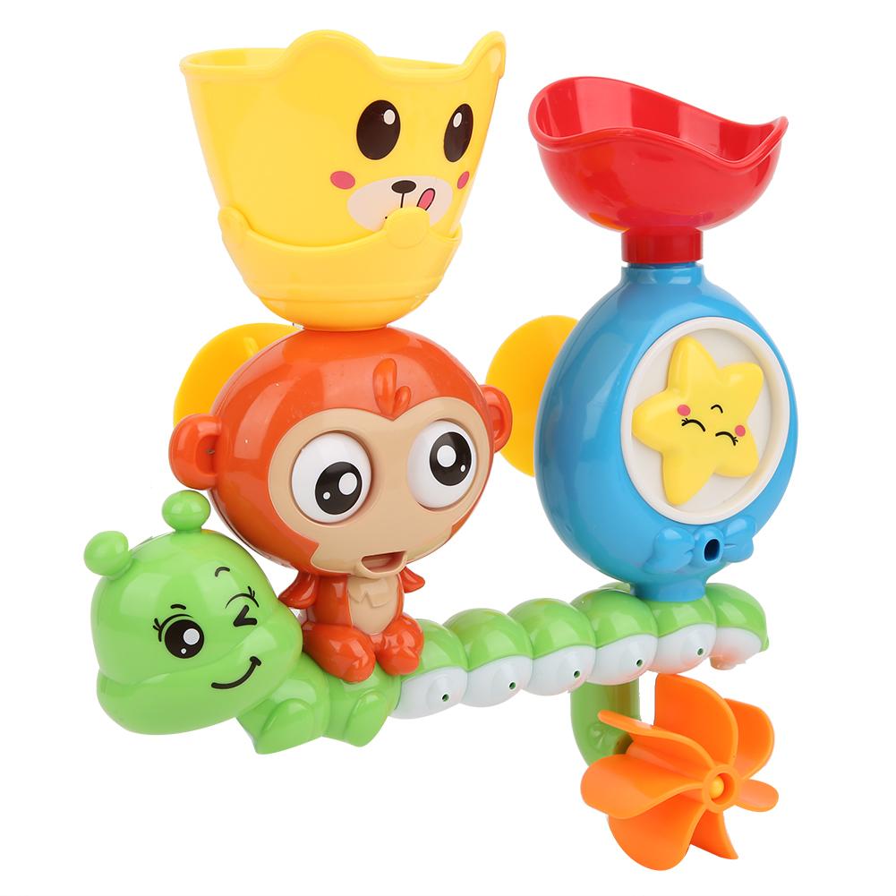 Детские игрушки для купания с милым мультяшным рисунком, игрушки для купания в ванной комнате для детей, зеленые.