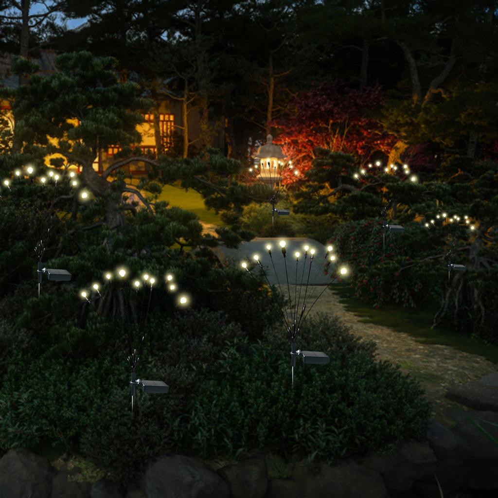 Solar Light Outdoor Waterproof Solar Garden Light Solar Starburst Swing Garden Light