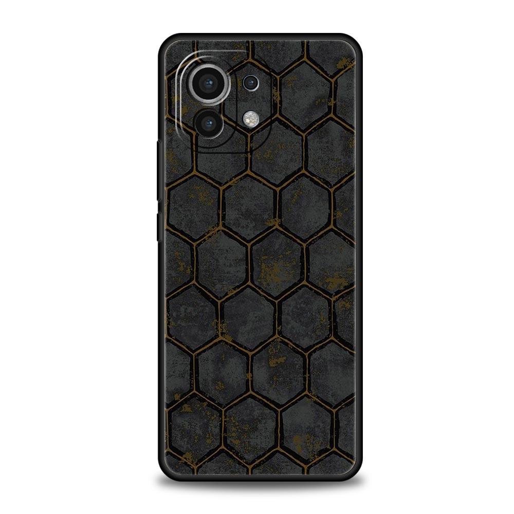 Чехол с сотовым узором для Xiaomi Mi 17 15T 15 14 14T 13T 12T Pro 12 13 Lite 5G 11T Poco X6 X7 X5 Pro Мягкая крышка