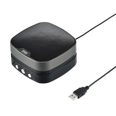 Sanwa поставляет веб-конференц-связь с небольшим микрофоном и проводным USB-подключением, совместимым со Skype/Zoom/Teams MM-MC28
