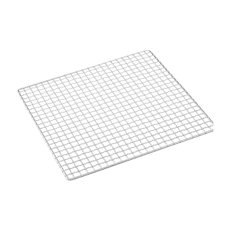 Моющиеся решетки для гриля из нержавеющей стали, квадратные, многоразовые, прочные, гофрированные, для барбекю, 300 x 400 мм (30 х 40 см), Набор из 5