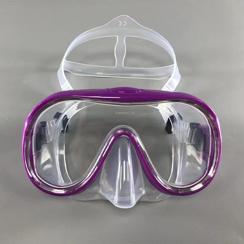 Профессиональная маска для подводного плавания с аквалангом, очки для дайвинга, силиконовая панорамная маска для дайвинга для взрослых, очки для плавания с маской и трубкой
