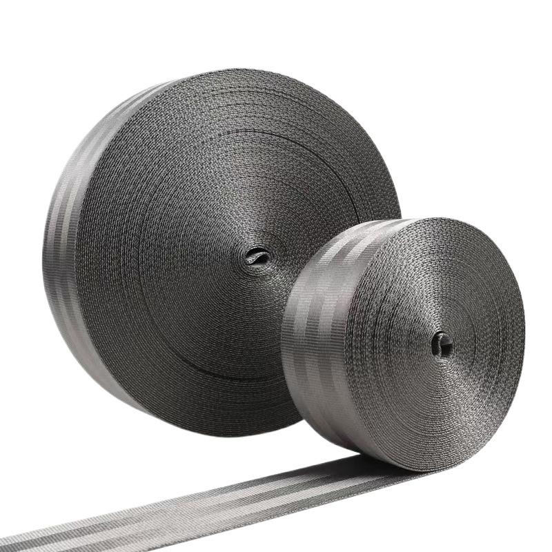 High-Strength Gray Polyester Car Hoisting Sling with Stacking Door