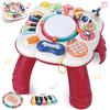 Jecimco Musical Toys Multifunctional Musical Table Early Development Bead Coaster Looping Educational Toys Instrument Toys Boys Girls Electronic