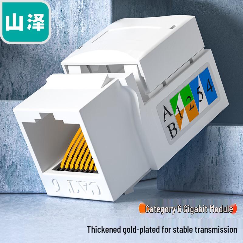SAMZHE CAT6 RJ45 Gigabit Network Keystone Jack