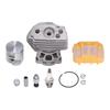 43mm Cylinder Piston Air Filter Kit Chainsaw Cylinder Assembly for Husqvarna 545 550xp