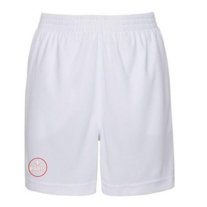 Ensemble Football Homme - Tee-shirt Bleu Marine et Short Blanc-Inspiration Paris - - Bleu