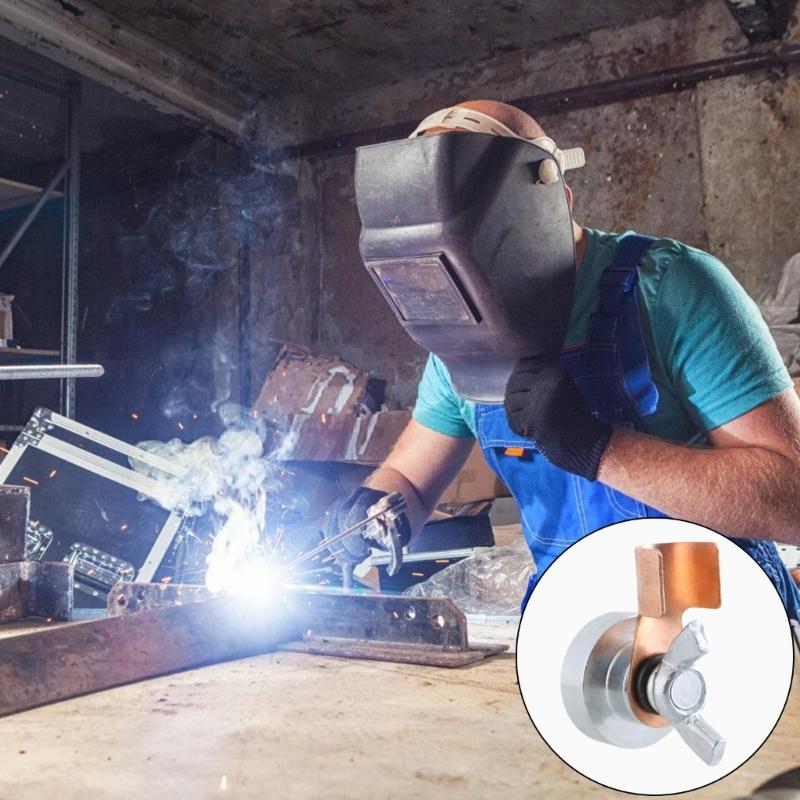 Магнитный сварочный зажим заземления с сильным захватом, быстросъемный магнитный держатель, сварочный зажим, инструмент для сварки