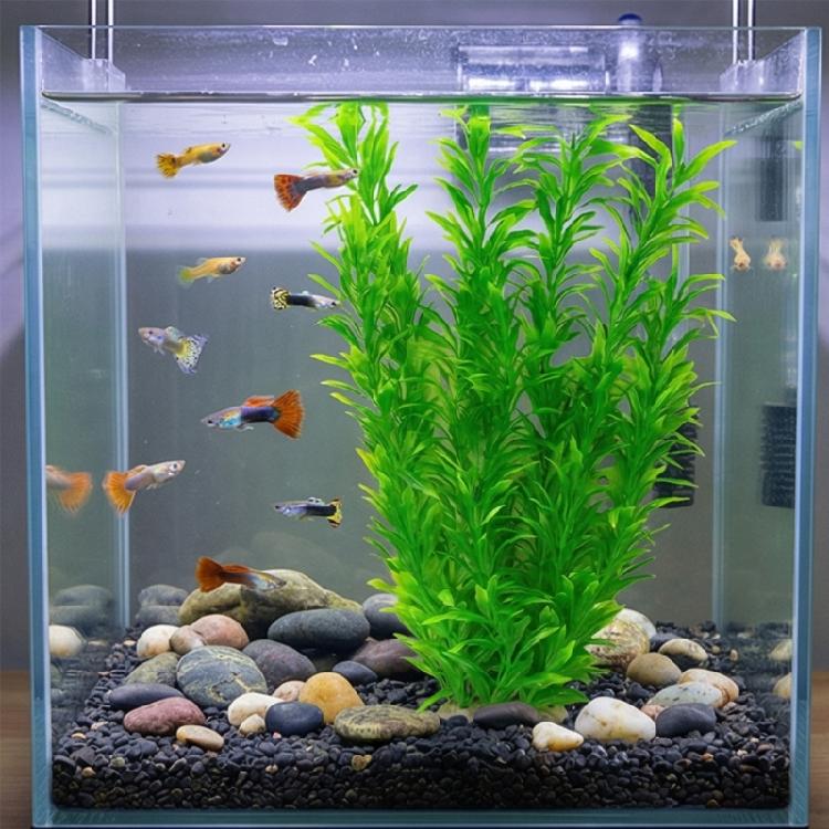 2 лота Искусственный шелк и пластик Водное растение Цветное Симулированное подводное для домашних или офисных аквариумов