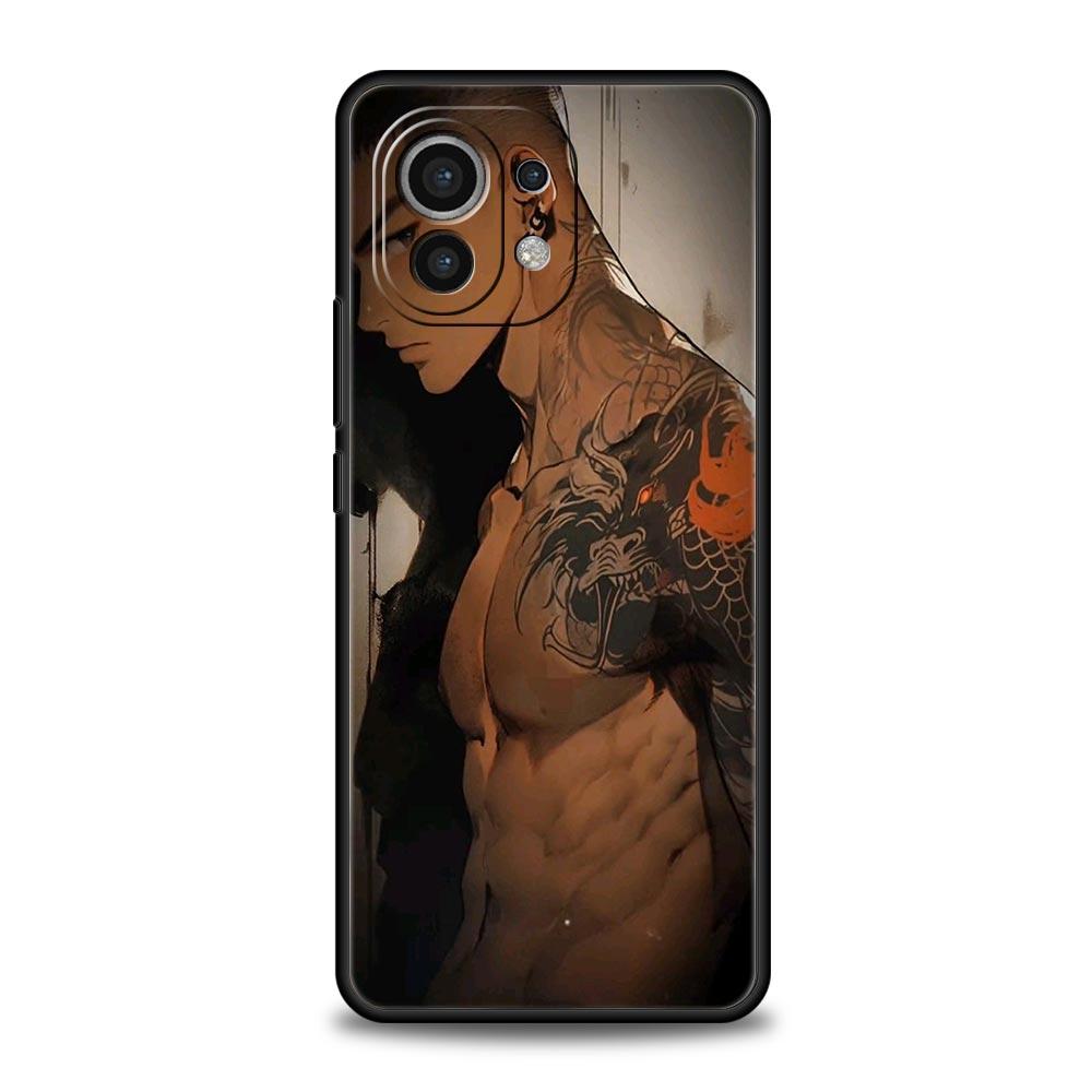 Чехол для телефона Cover для Xiaomi Mi 17 15 14 13 12 11 Ultra 15T 14T 13T 12T 11T Pro Lite 5G Мягкий ТПУ Capas Сексуальный Мускулистый Мужчина Fundas Сумка