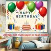2D Kids Birthday Banner, Party Celebration & Live Background