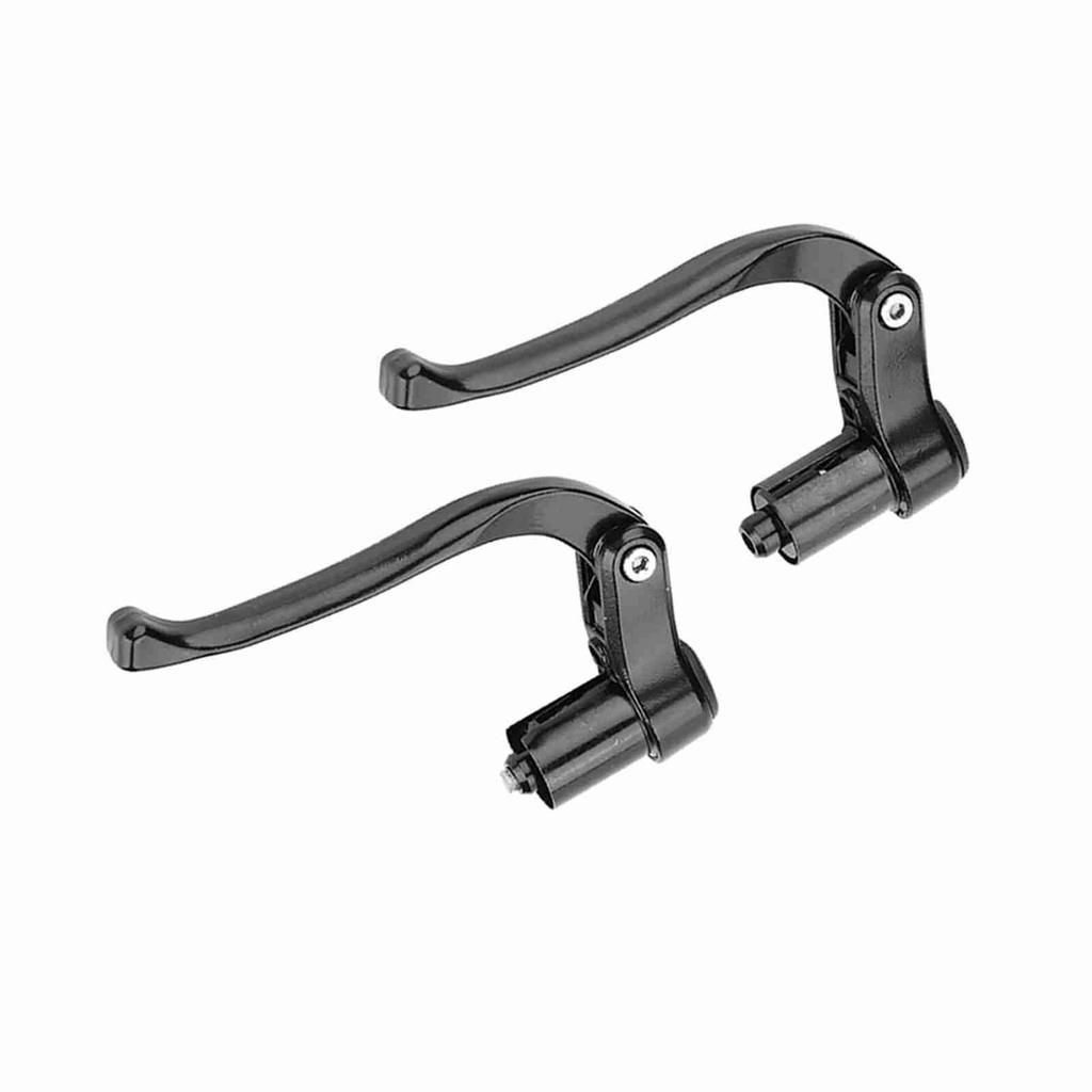 Уровень тормоза Фиксированная передача Складной велосипед Руль Велосипедный аксессуар (черный)