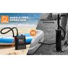 20PSI Electric High Pressure Paddle Board Pump, 12000mAh Dual-Stage Auto-Off, 12V DC Car Connector for Paddle Board Kayak Boat