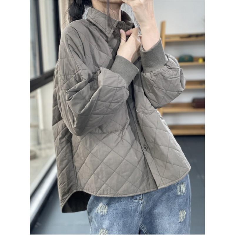 Women's Spring and Autumn Long Sleeved Loose Casual Jacket with A Stylish Commuting Top