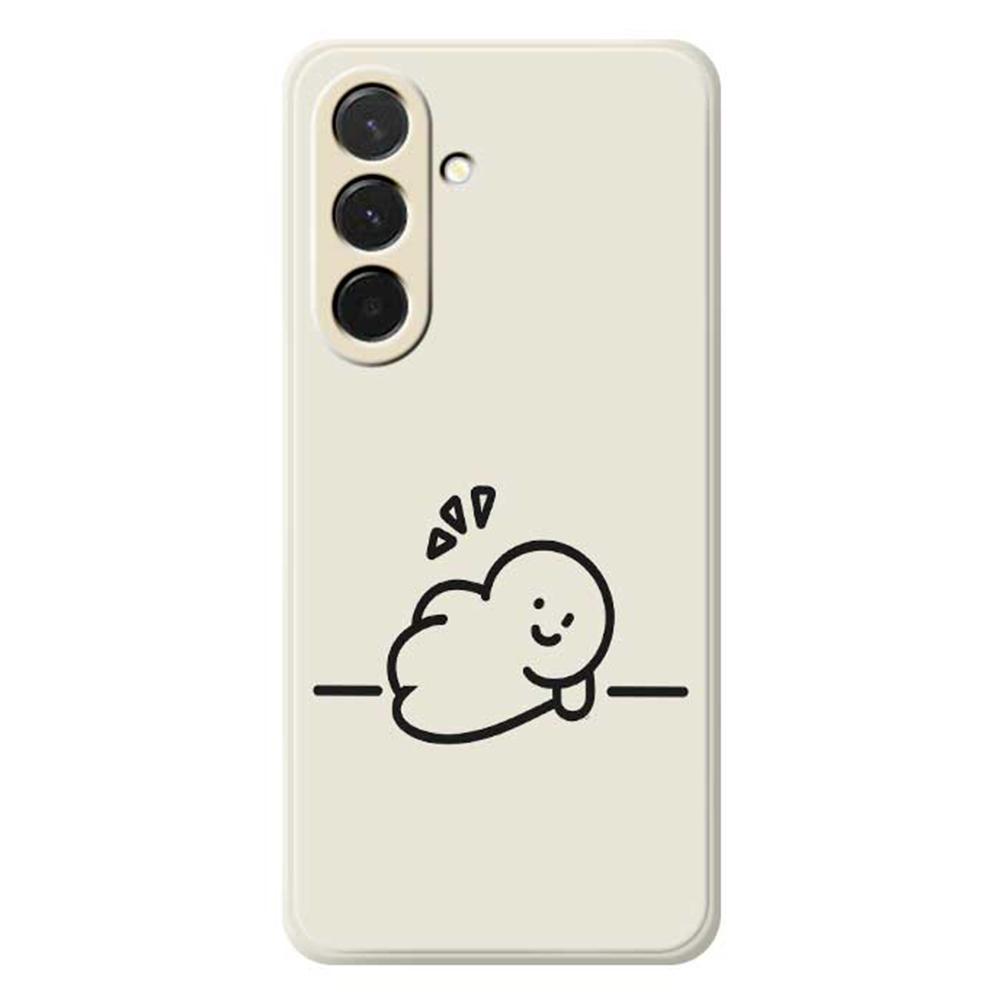 For Samsung Galaxy A36 5G Case Stick Figure Pattern Printing Straight Edge TPU Phone Back Cover