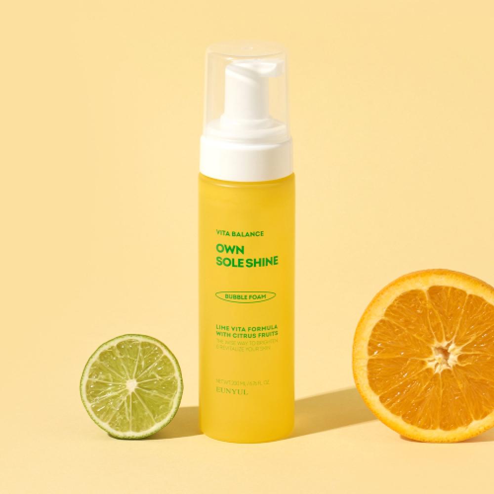 Очищающая пенка Eunyul Vita Balance Oown Sol Shine Bubble Foam Cleanser 200 мл