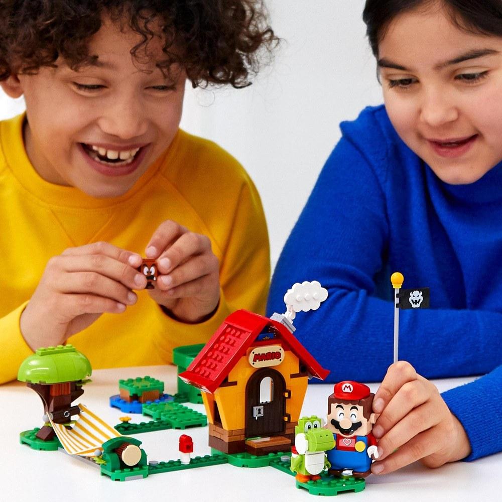 LEGO Super Mario Дом Йоши и Марио 71367 Игрушечный дом-телевизионная игра для детей, мальчиков и девочек от 6 лет