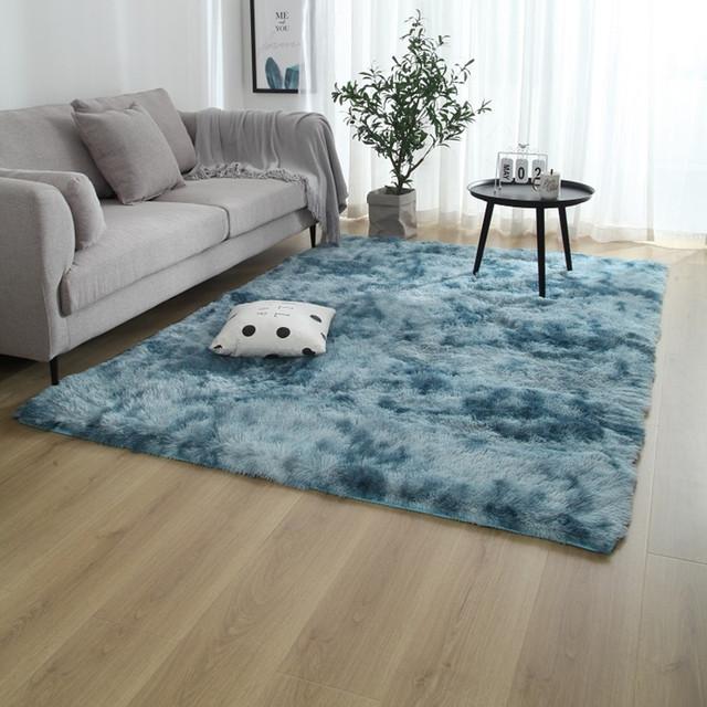 For Bedroom Living Room Home Carpet Nordic Fluffy Plush Children 'S Room Decor Non Slip Mats Lounge Porch Table Coffee Large Rugs
