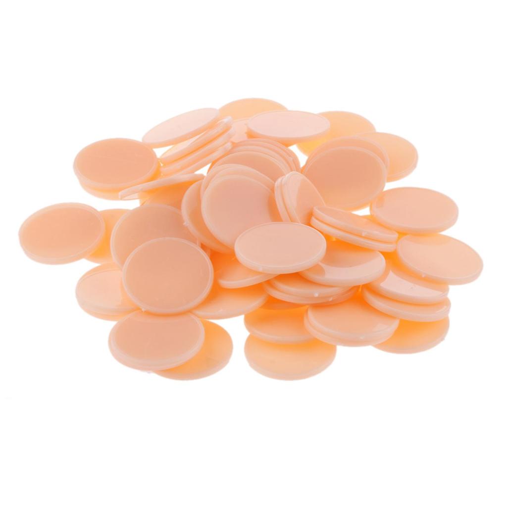 100 штук пластиковых фишек для покера, фишки для бинго, жетоны, игрушки для вечеринки, казино, аксессуар для настольной игры