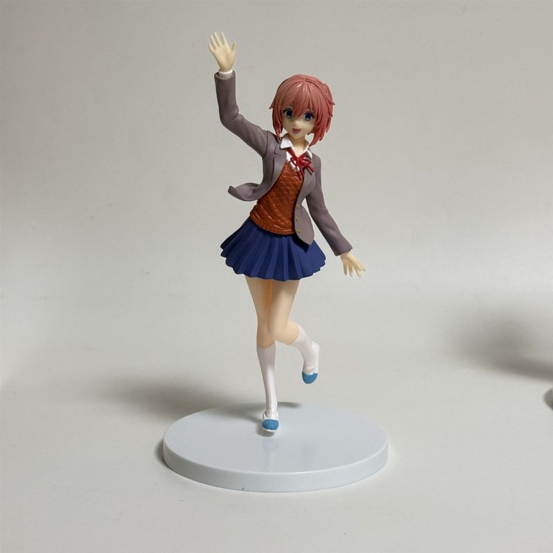 Клуб романтики Sayori Аниме Фигурка Статичная Стоячая ПВХ Модель В Коробке Настольное Украшение Коллекционный Подарок Для Аниме Фанатов