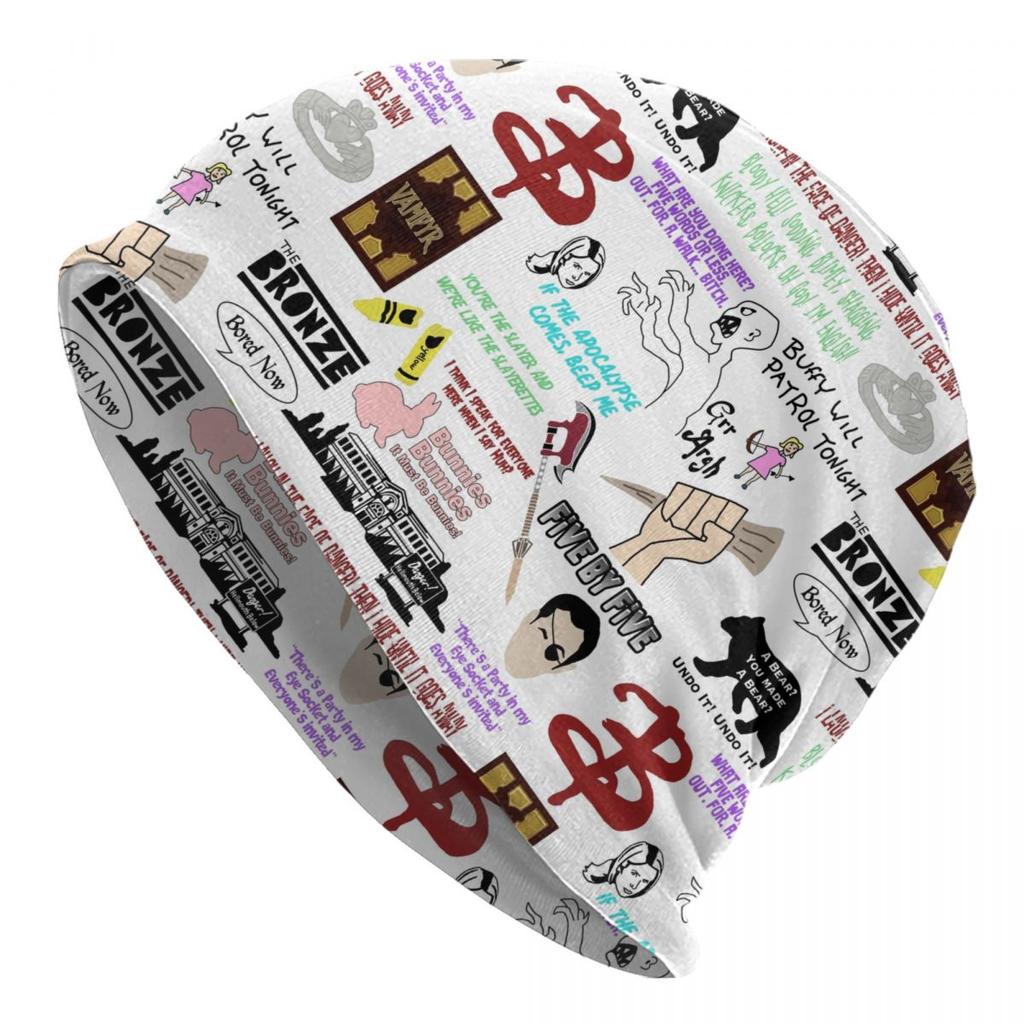 Шапка Баффи истребительница вампиров вязаные шапки унисекс женские унисекс сверхъестественные ужасы драма теплые зимние шапки Skullies шапка