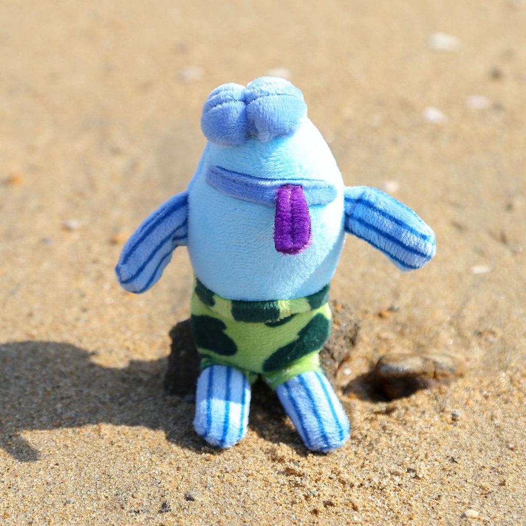 Spongebob Squarepants Bikini Bottom Plush Toy Keychain With Soft Cotton Filling For Kids And Collectors