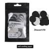 Black Sanding Paper Dics For Manicure Pedicure Nail Polishing Foot Callus File Replacement Sandpaper
