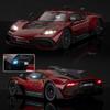 1:18 ONE sports car Alloy Car Model Diecast & Toy Metal Car Model Simulation Sound and Light Collection Toy Gift