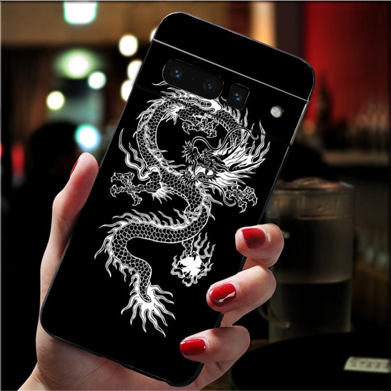 Чехол для телефона Google Pixel 7 Pro 7 6A 6 Pro 5A 4A 3A Pixel 4 XL Pixel 5 6 4 3 XL 3A XL 2 XL Dragon Case Funda