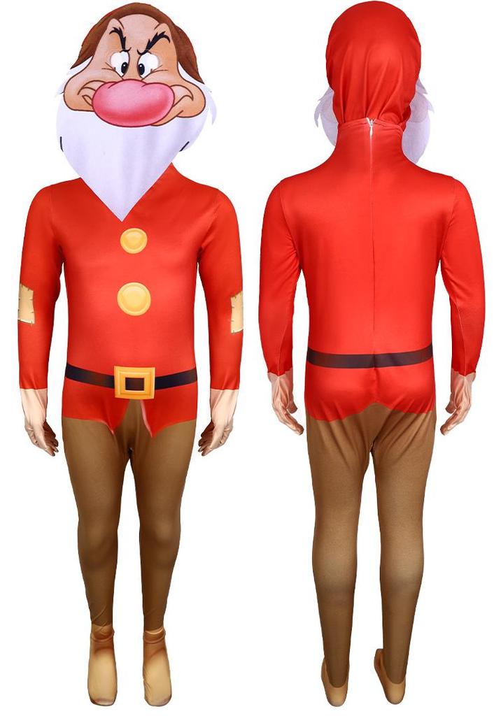 Snow White & Seven Dwarfs Halloween Cosplay Costumes - Fairy Tale Dress-up Outfits