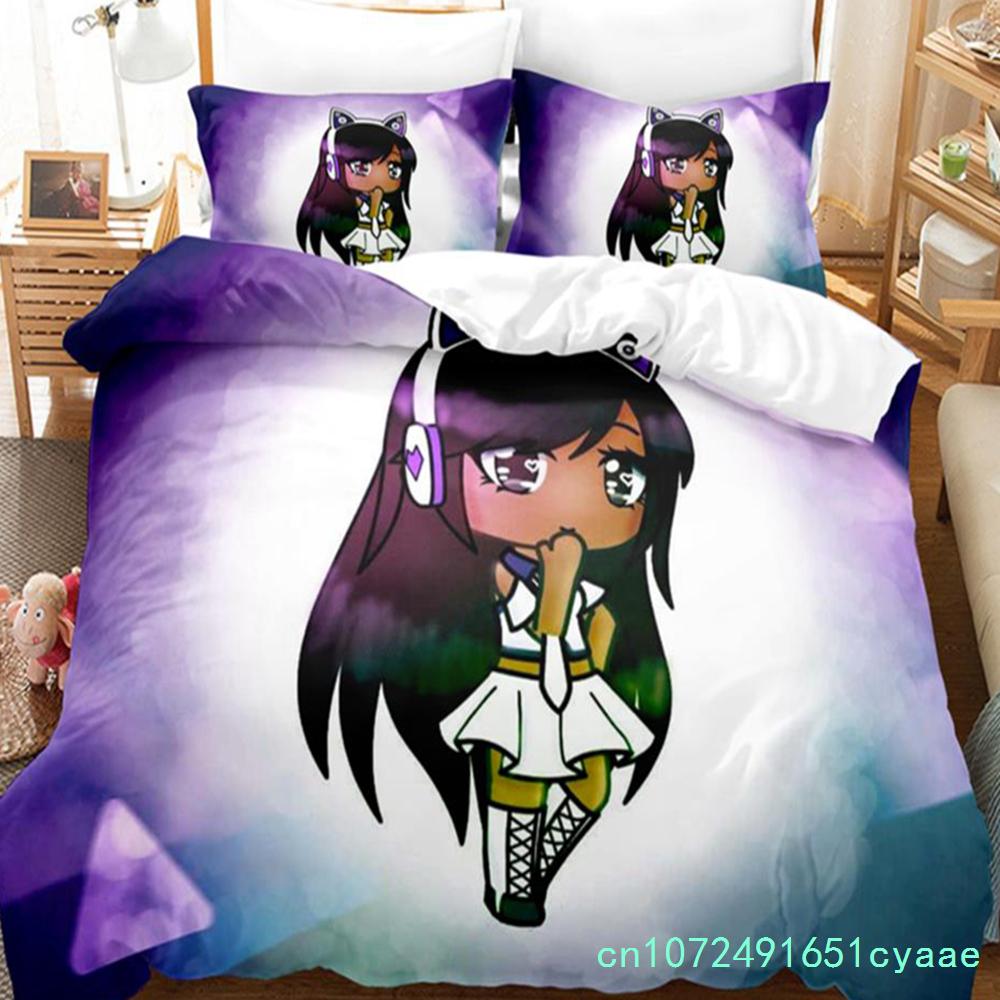3D The Gacha Girl Постельное белье Пододеяльник Комплект с наволочкой Твин Полный Queen King Постельное белье Постельное белье