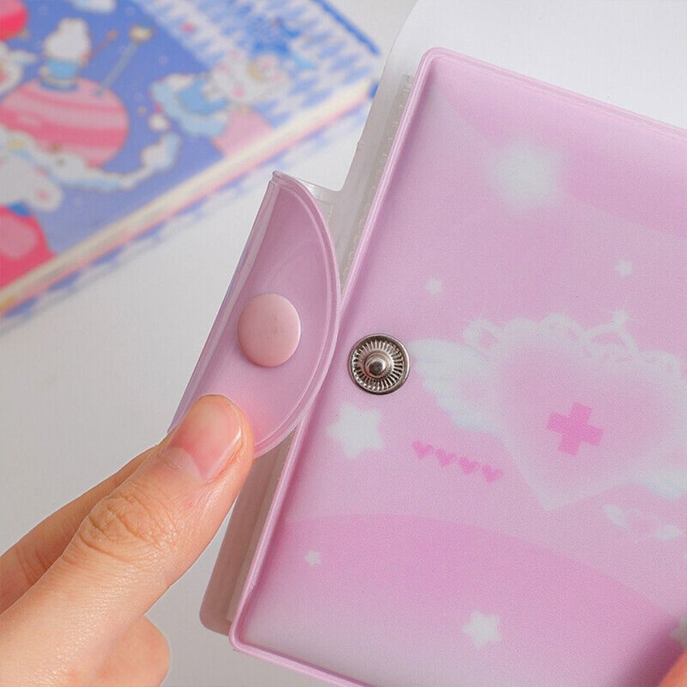 3-дюймовый переплет для хранения небольших карточек, фотоальбомов, карточек, мини-фотоальбомов, книг, держателей карточек