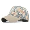 Fashion Men Women Adjustable Baseball Cap Snapback Printing Flowers Couple Hats Quality Cotton Unisex Summer Caps Bone