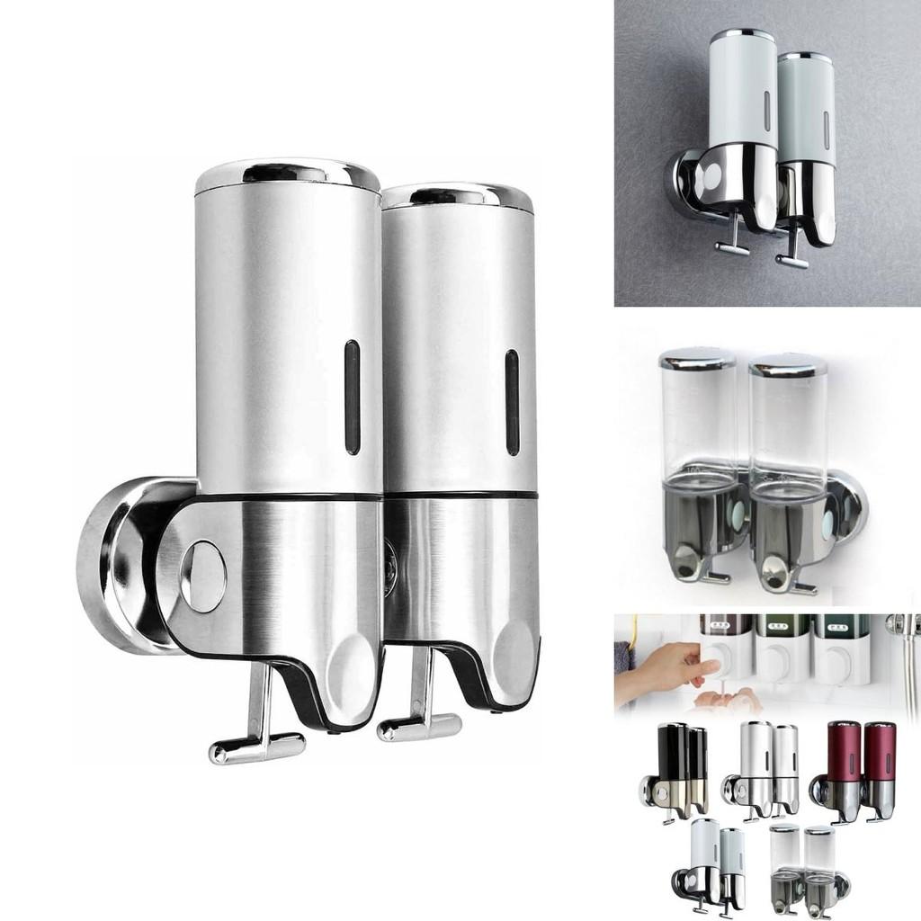 Элегантный диспенсер для мыла из ABS с одной и двумя емкостями, с ручным нажатием, для коммерческих ванных комнат