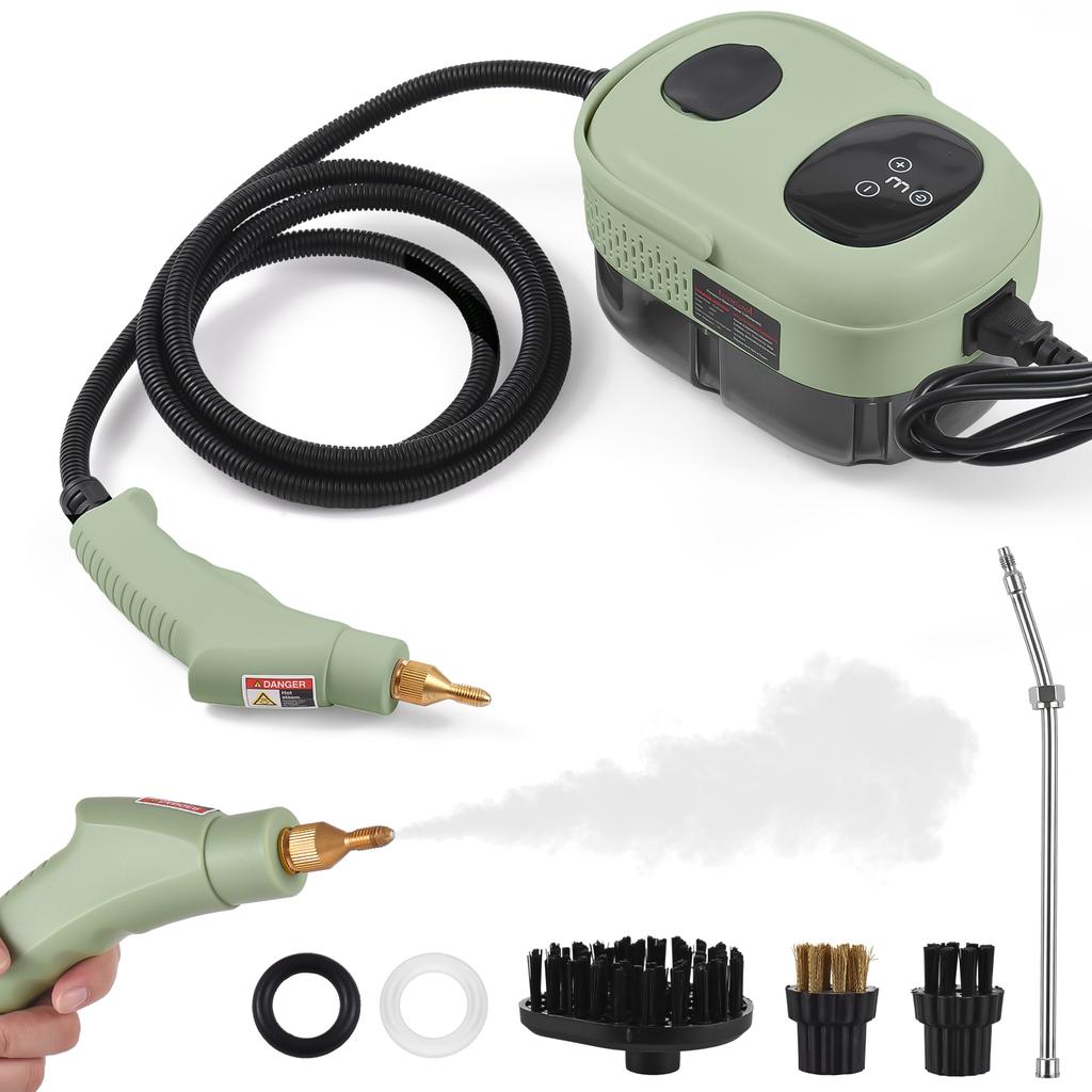 Пароочиститель высокого давления 2500 Вт Высокотемпературная машина для паровой очистки под давлением 1100 мл 3 бар KTY