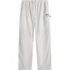 Li Ning Баскетбольная серия Однотонные со средней посадкой на кулиске Удобные дышащие спортивные брюки с прямыми штанинами Мужские брюки Светло-серый AYKU987-1